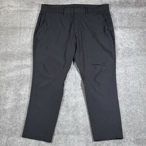 Fabletics Pants Men's 40x30 (41x26.5) Black The Only Pant Slim Fit Performance